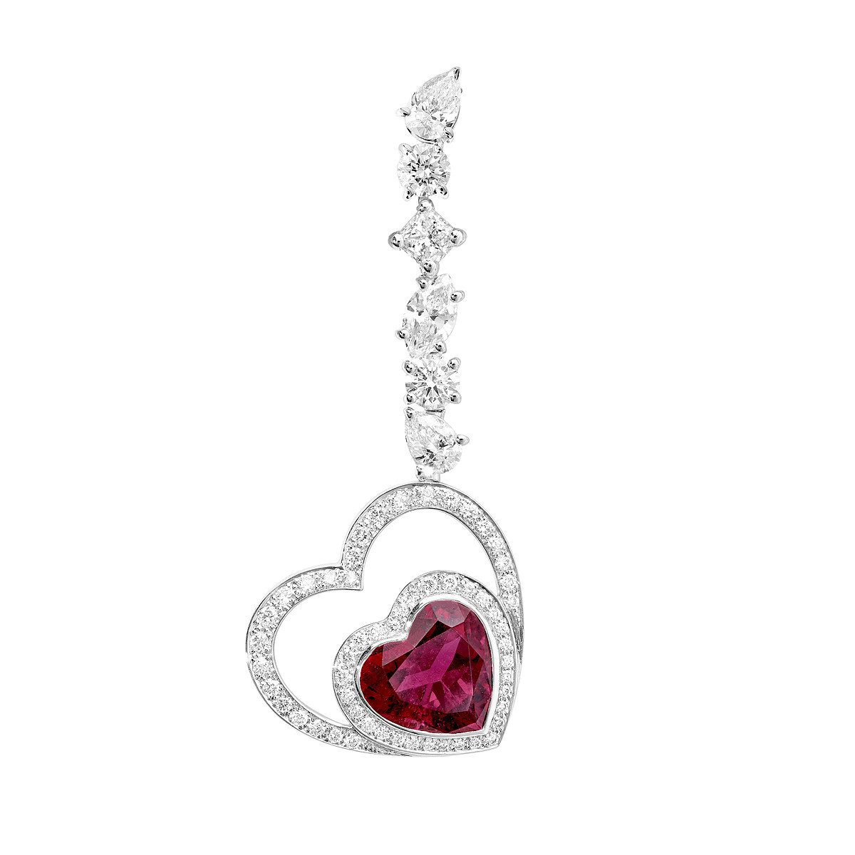 PRETTY WOMAN AUDACIOUS High Jewelry紅碧璽和鑽石多重配戴項鍊NT$7,416,700