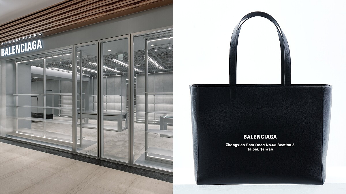 Balenciaga最新微風信義品牌概念店開幕!絕美銀灰工業風裝潢,還有台灣限定包款只有這裡買得到