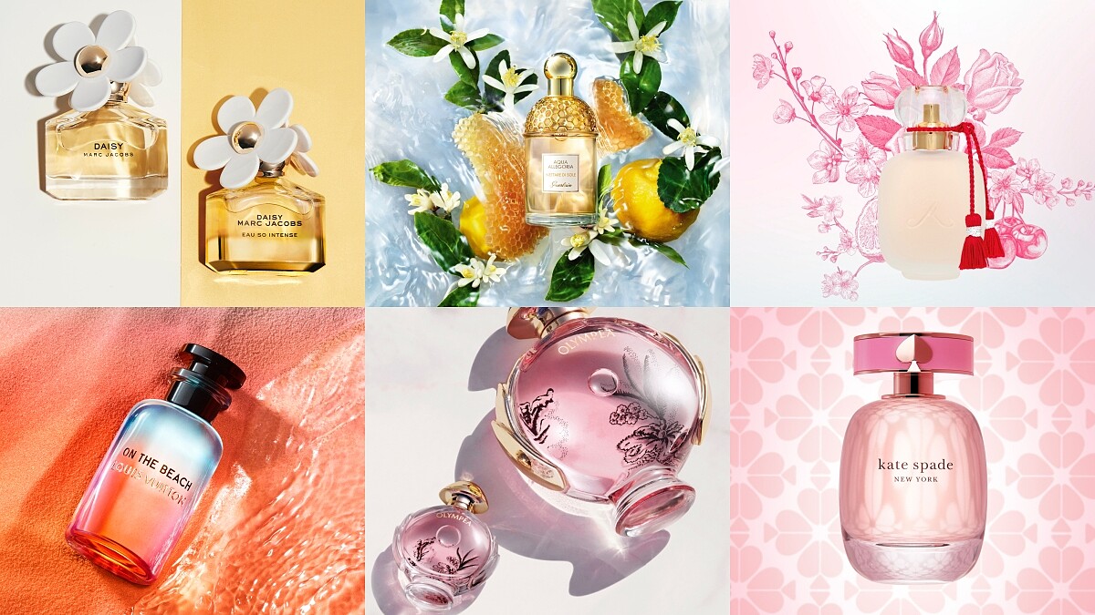 2021夏天花果香調香水推薦：Les Parfums de Rosine櫻桃玫瑰、Marc Jacobs小雛菊嬌陽淡香精、LV古龍水On the Beach、嬌蘭花草水語新香、Paco Rabanne、kate spade…一噴消暑氣