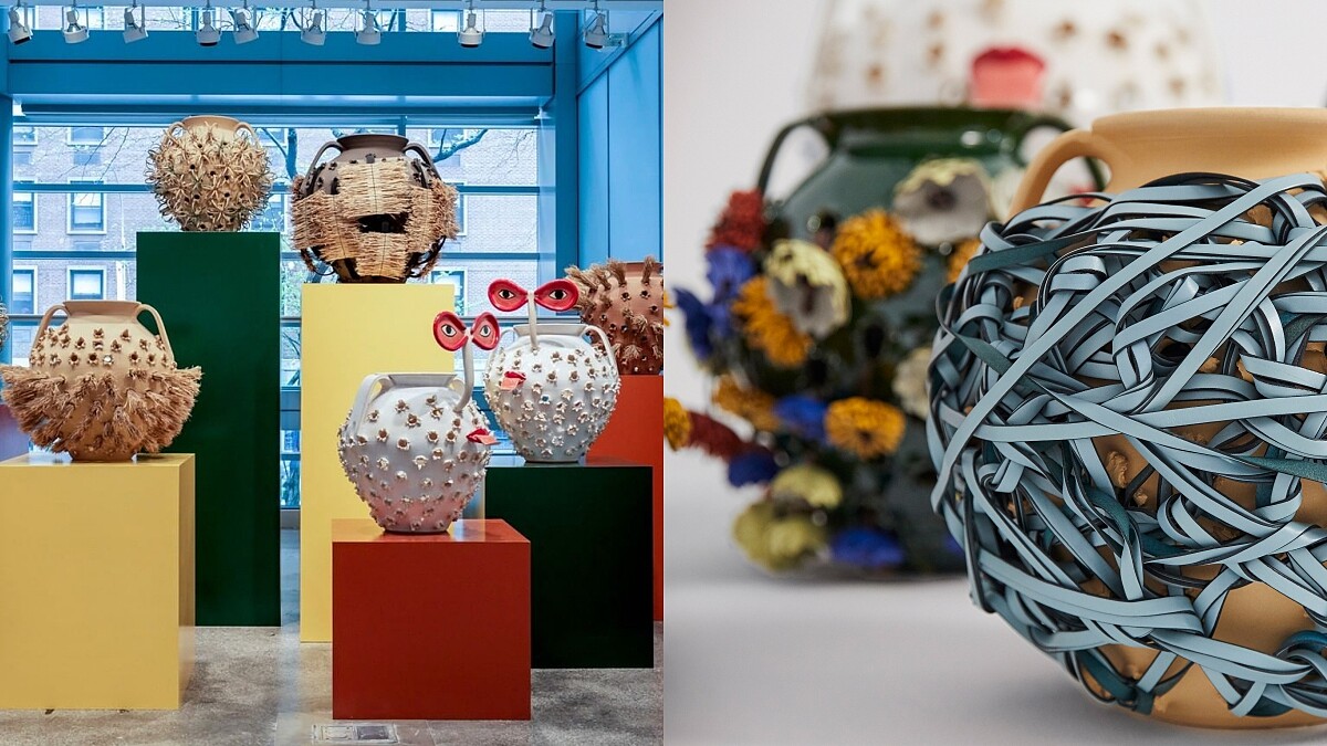 Loewe前進藝術界!攜手蘇富比打造Loewe Weaves陶瓶系列藝品、手工編織氣球包與配件