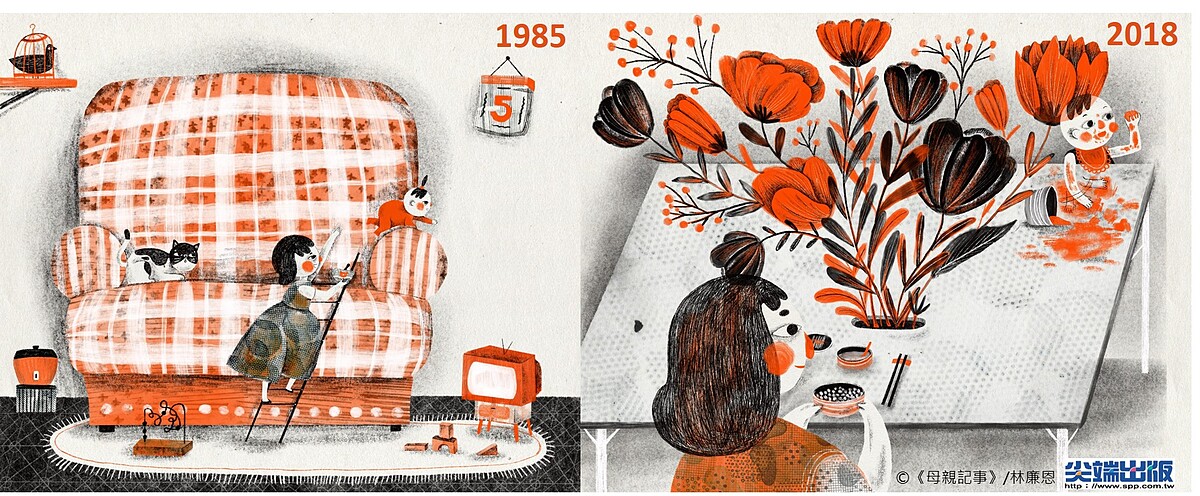 上一代的媽媽,滿屋子追著孩子餵飯;這一代的媽媽,優雅地看著孩子自己吃飯。