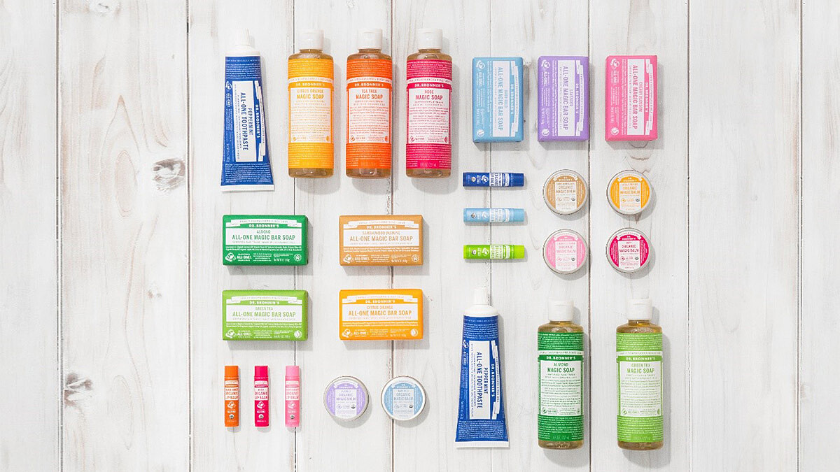 全球每2.2秒售出1件！ 美國有機保養品牌「布朗博士」，蟬聯16年美國有機市場銷售冠軍！