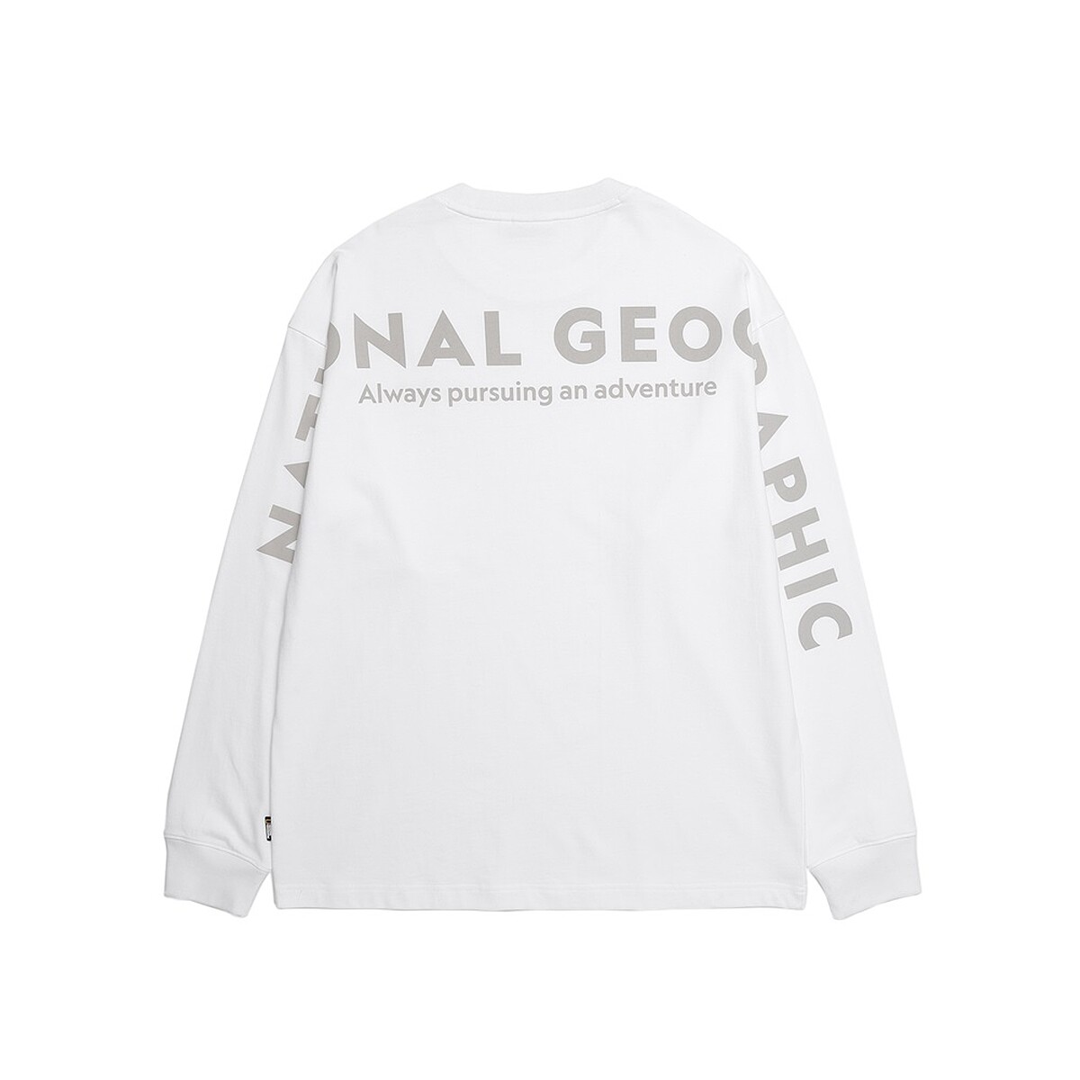 Oversize Letter Pattern Long Sleeve Tee 長袖T恤白色，$2,480