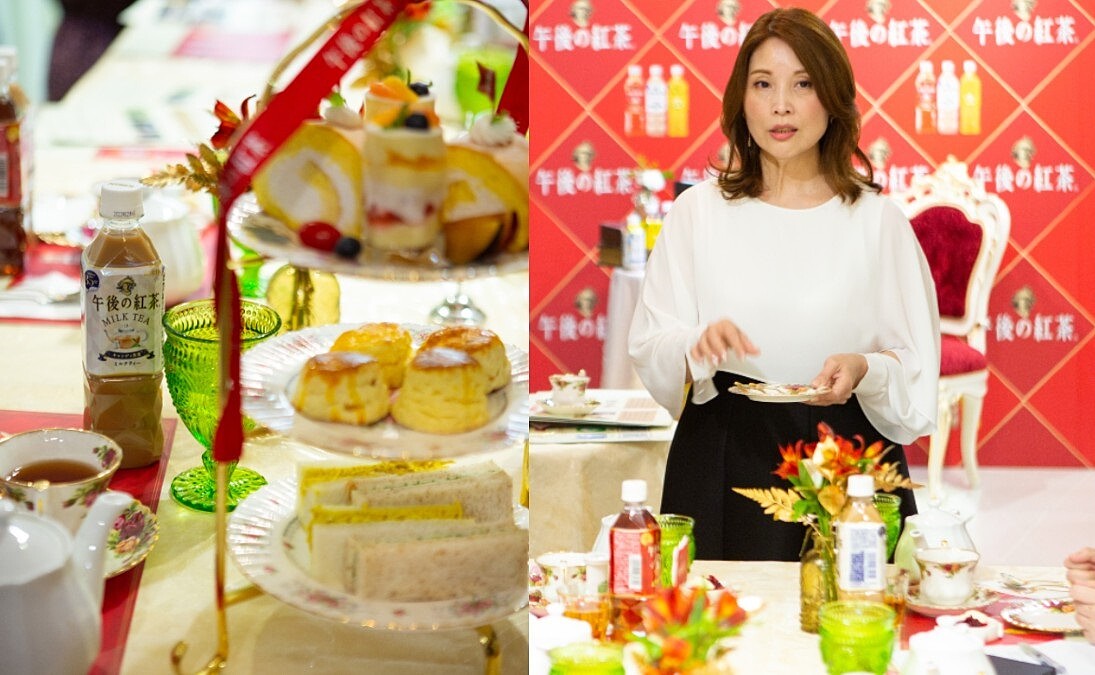 Kelly老師帶領大家體驗正統的英式下午茶，各種小知識、禮儀都令M編感到新奇有趣