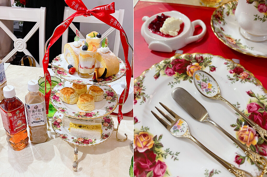 豪華下午茶點搭配午後の紅茶茶飲非常對味，是最幸福的時光