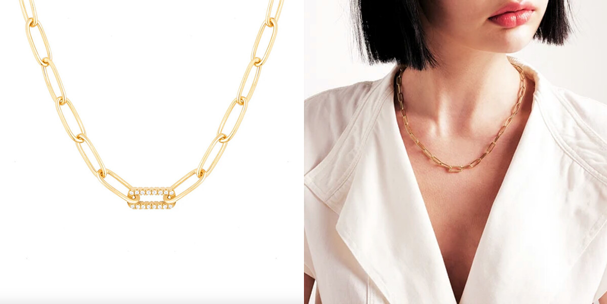 Anvi Studios Dazzle 閃耀細圈串鏈項鍊，NT$2,900