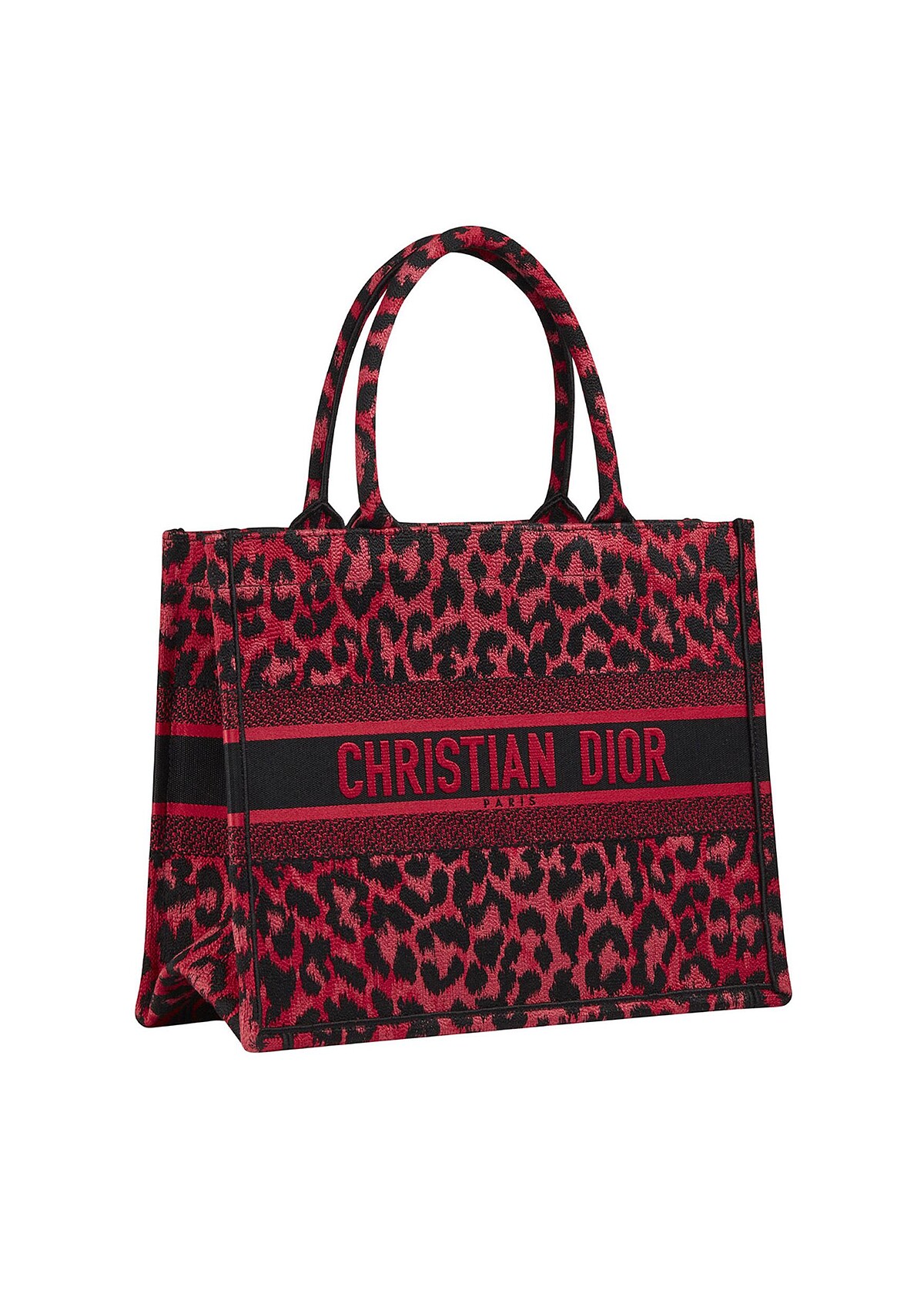 Book Pop Mizza 莓果紅圖騰刺繡托特包，NT105,000