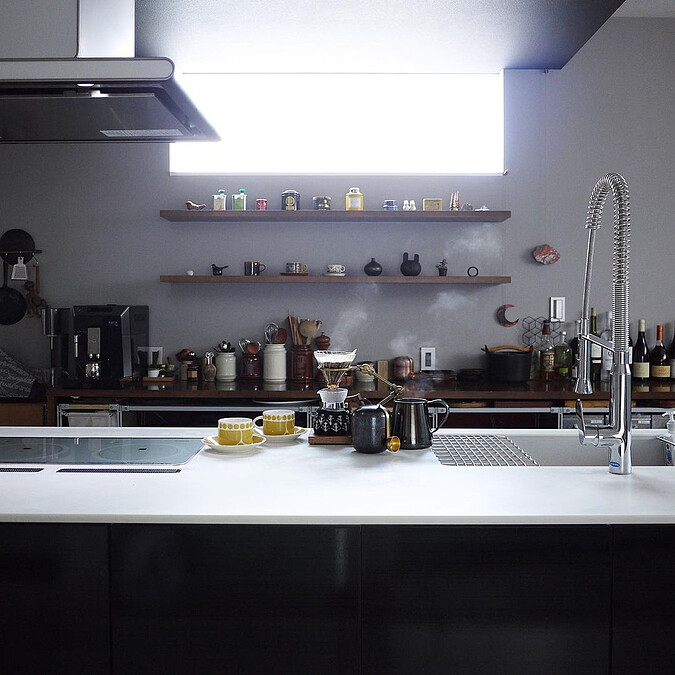 最常看到的風景是早晨的沖咖啡照(Photo by @chii_moi)。