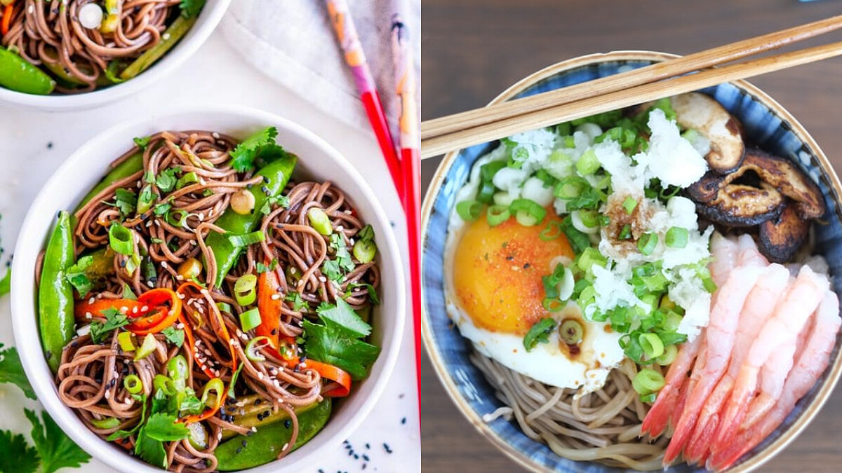 無敵好吃、香噴噴的低GI高蛋白青椒蛋炒蕎麥麵食譜來了!