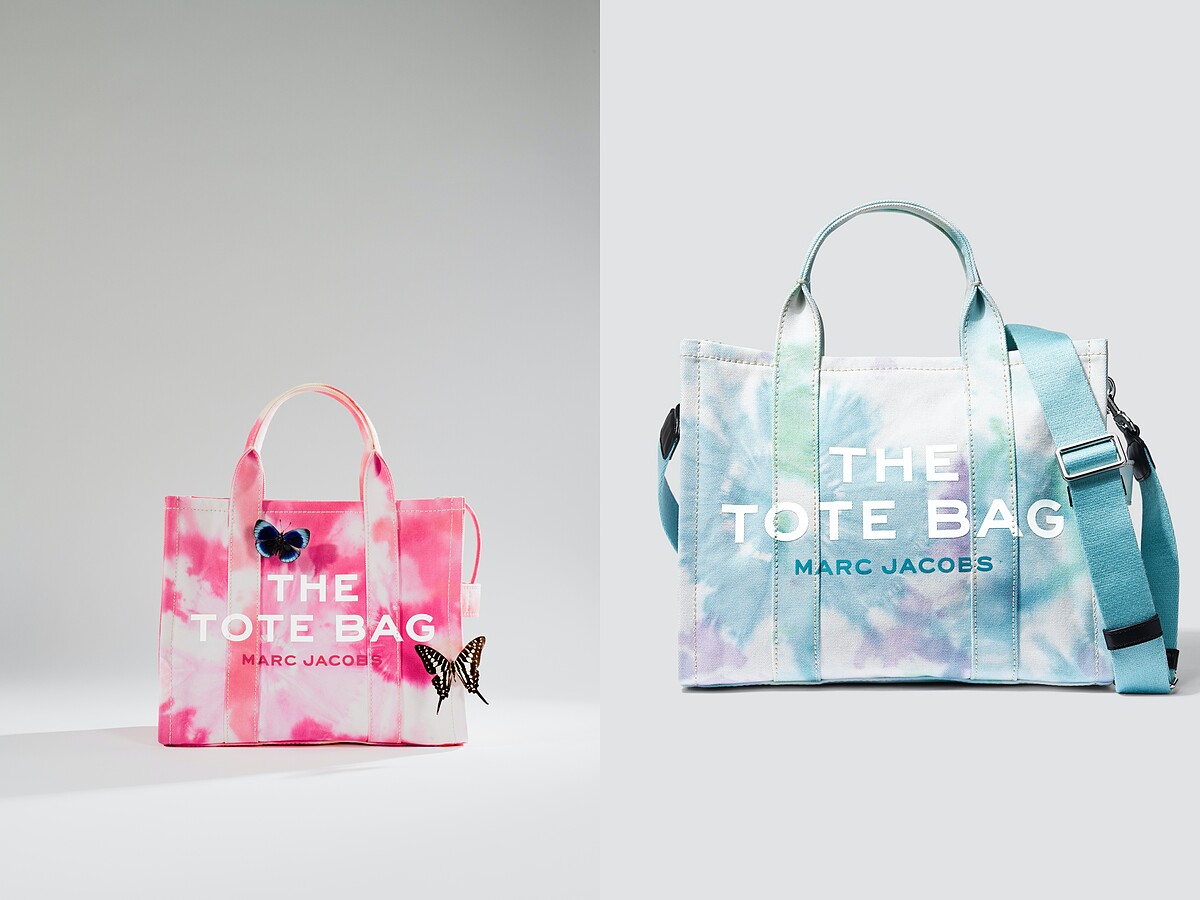 Marc Jacobs 渲染The Tote Bag (小),售價 NT$10,990/(迷你),售價NT$9,990