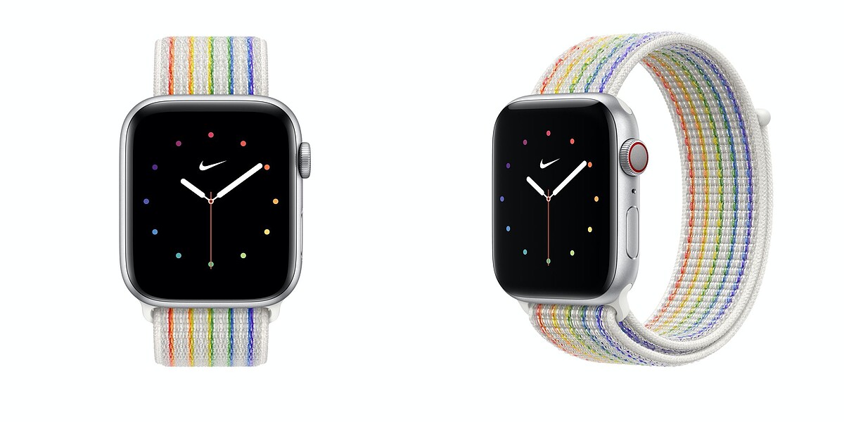 Apple X Nike Apple Watch彩虹錶帶，售價NT$1,600