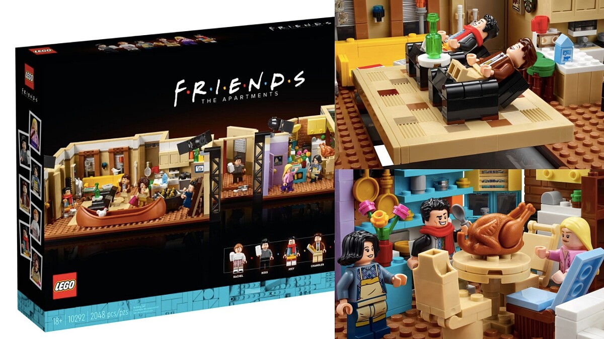 回憶殺！樂高推出《六人行》公寓套組，神還原劇中場景，感恩節、躺椅超經典，超過2000件積木揪鐵粉挑戰