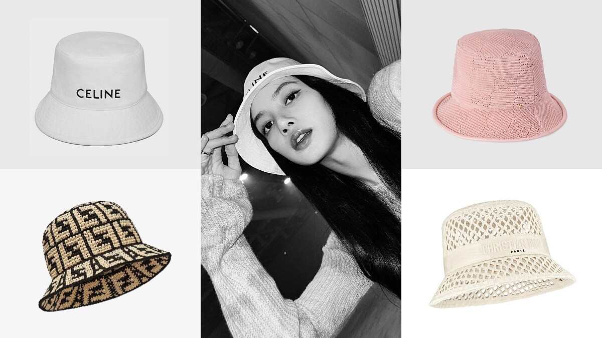2021春夏必備漁夫帽推薦！韓國女神Dara、孝淵都有一頂，盤點LV老花、CELINE極簡、Dior編織…7款精品漁夫帽