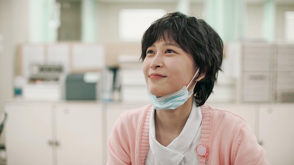 ▲江宜蓉演出護理師。（圖 / 公共電視、myVideo提供）