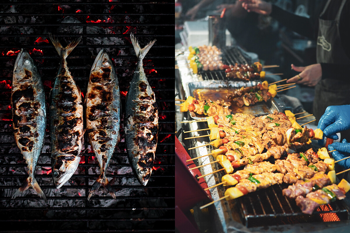 醇酒可以跟口味重的燒烤類食物搭配。