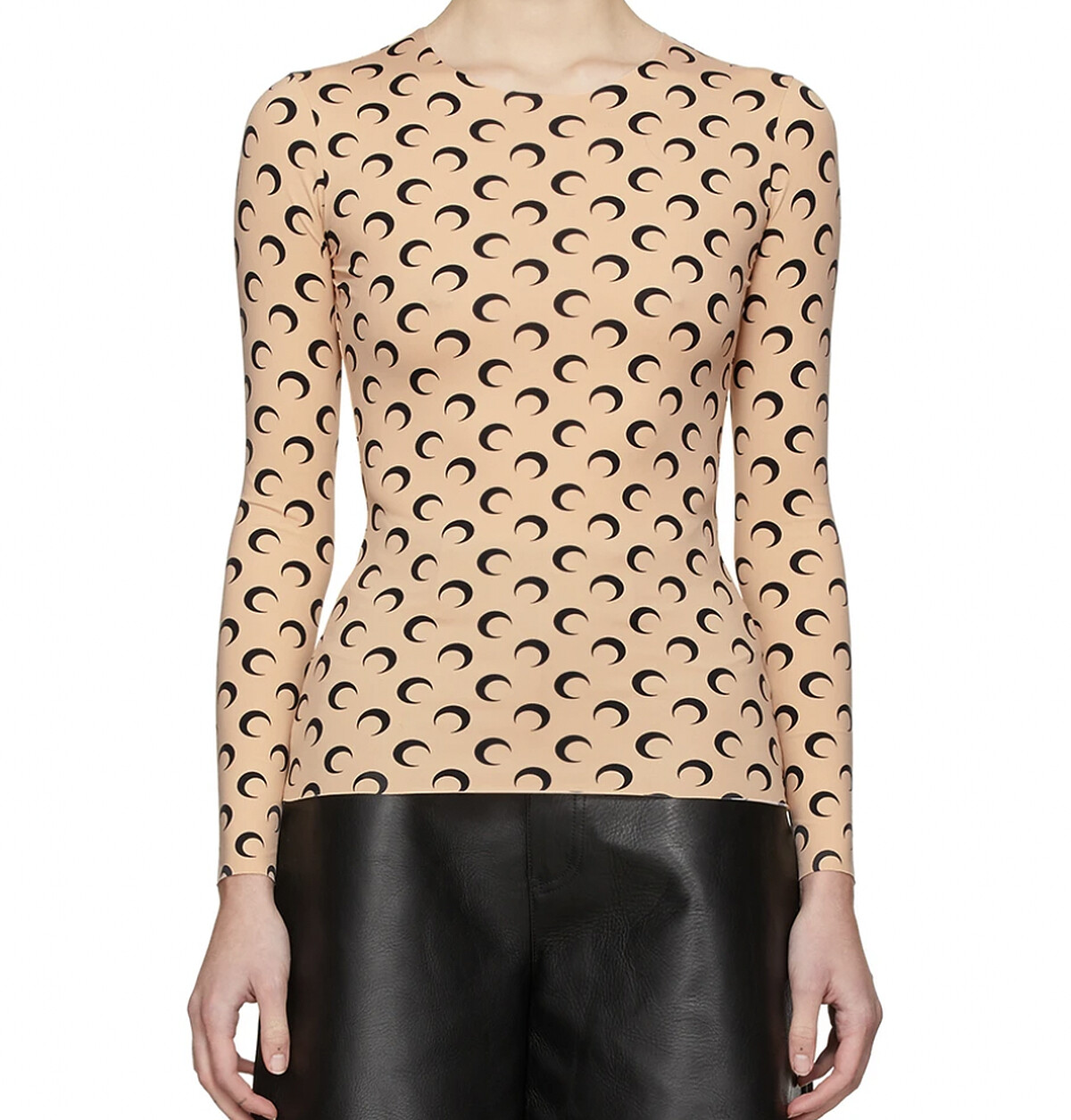 Marine Serre 月亮圖案打底上衣，USD189 / 約NT5,273