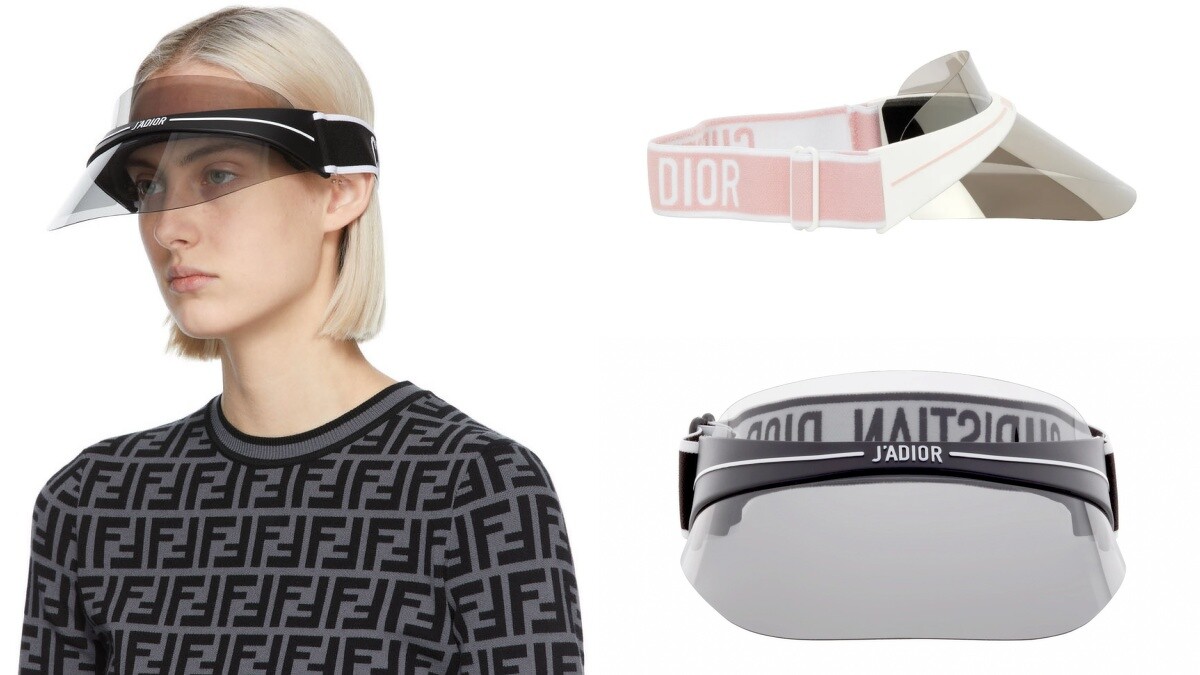 Dior 黑色 DiorClub1遮陽帽，USD360 / 約NT10,045