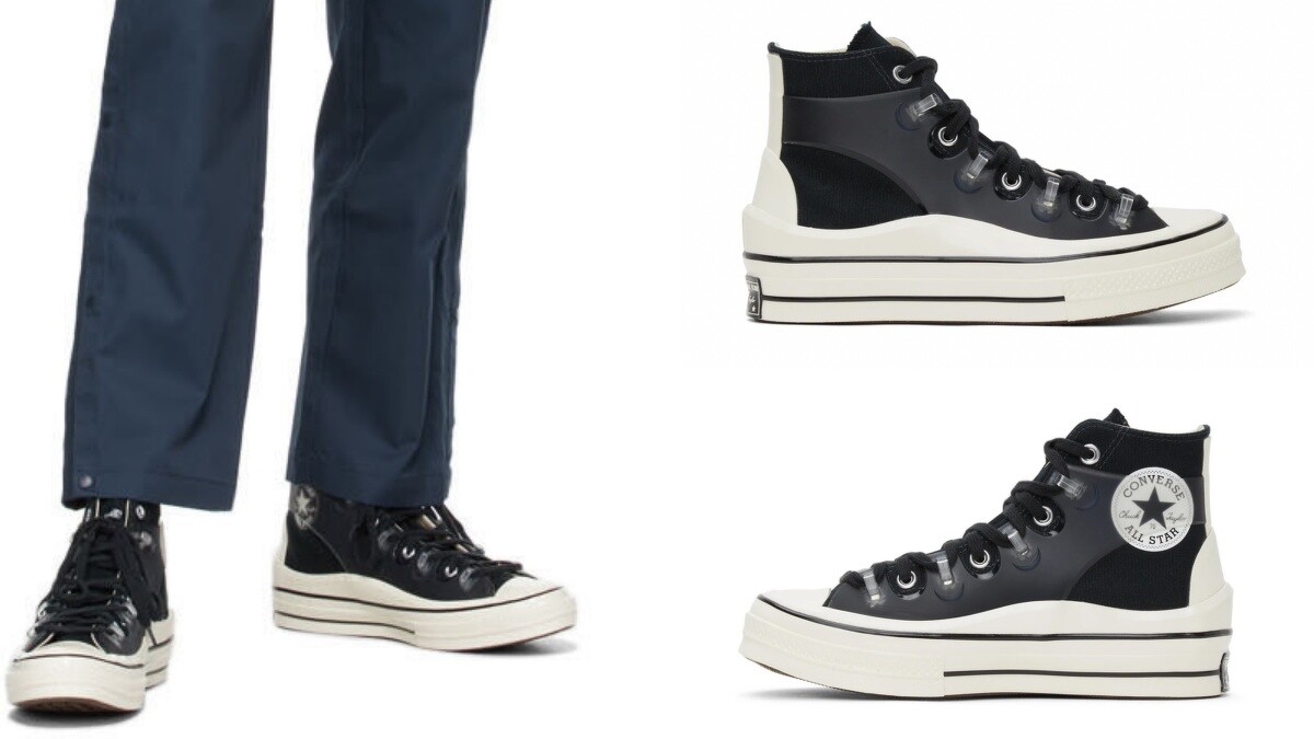 Converse X Kim Jones聯名系列Chunk 70高筒帆布鞋，USD153 / 約NT4,269