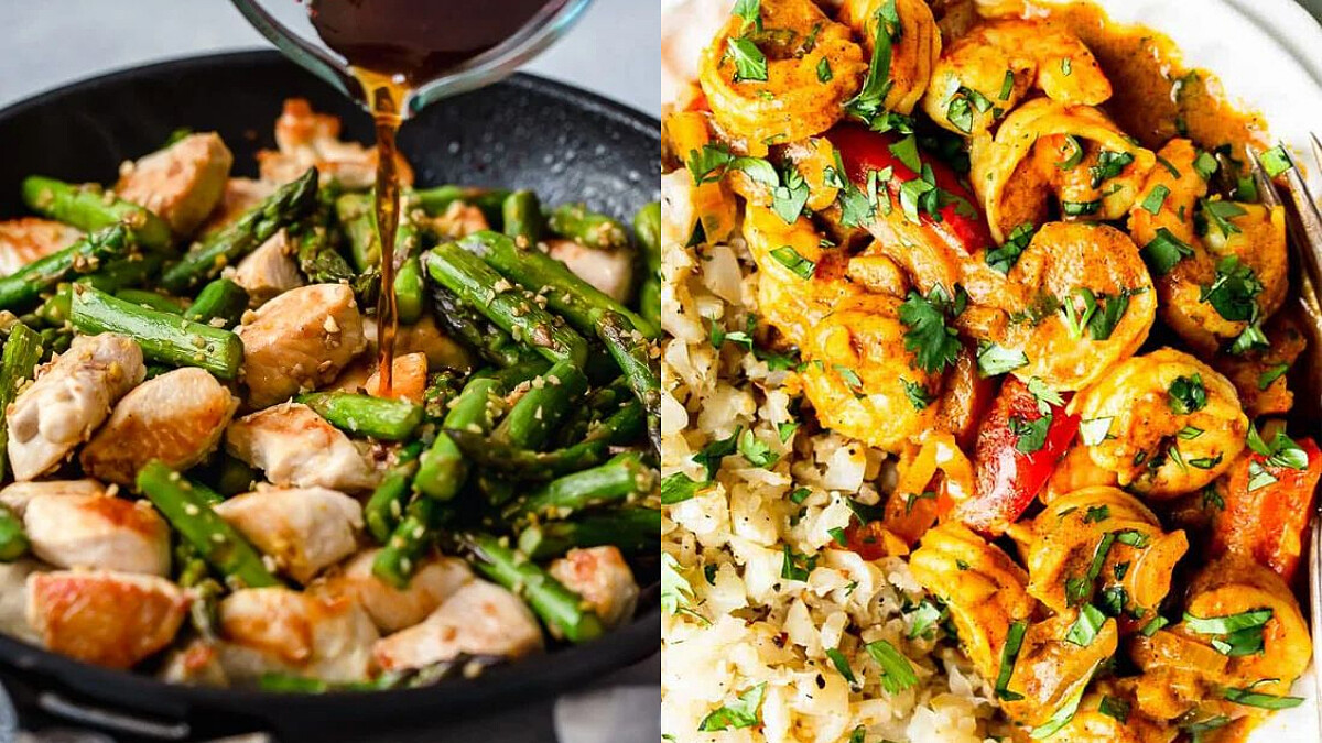 3道夏日清爽低脂炒菜：芹菜彩椒炒木耳、扁豆蒜炒雞丁、咖哩蝦仁蛋炒飯 食譜來了！