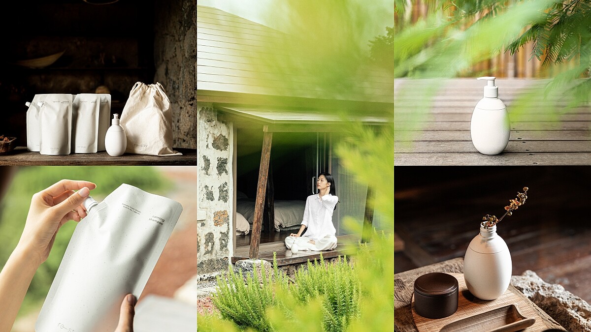 innisfree史上最環保re-stay秘境系列，無印風純白包裝+木質香氣好迷人、按壓瓶還能當花瓶
