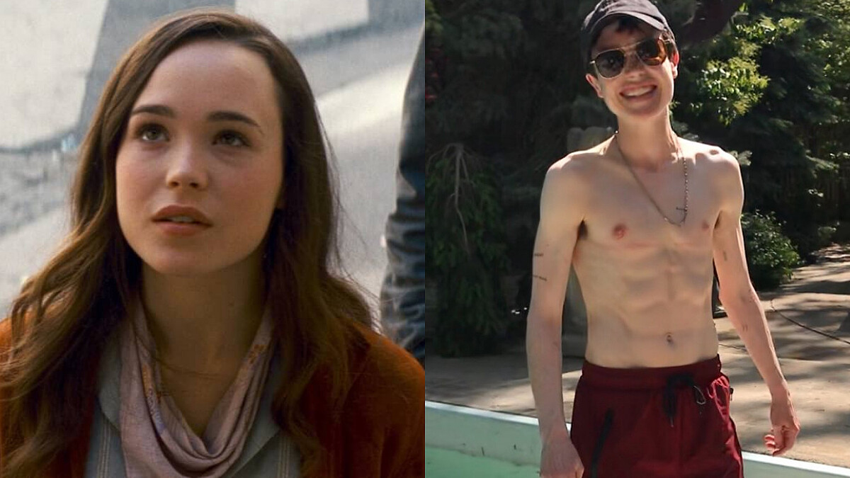 Elliot Page去年公開跨性別身份!IG最新首曝平胸手術後半裸照,6塊腹肌成最大亮點