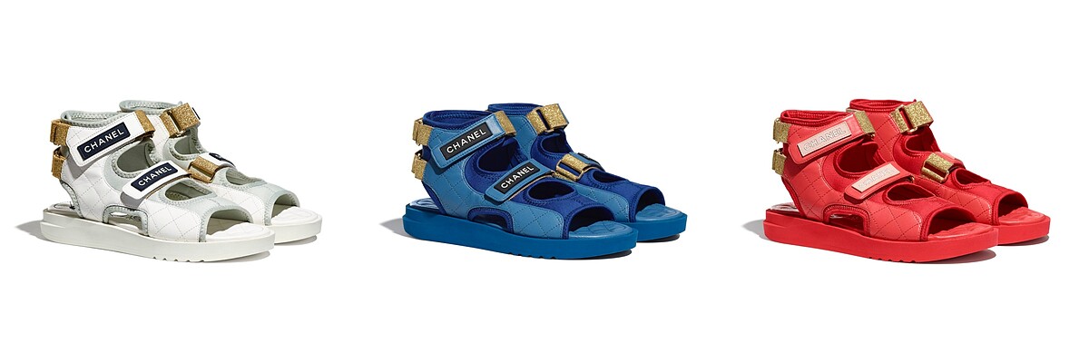 Chanel 高筒老爹涼鞋,售價NT$42,300