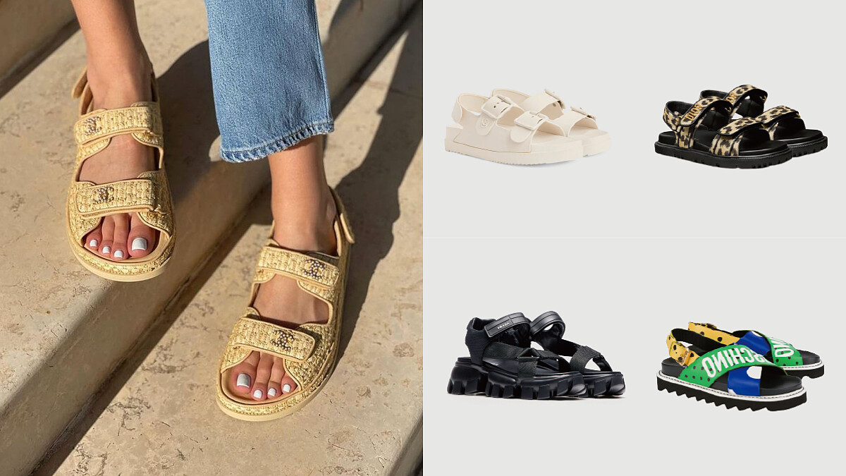 老爹涼鞋持續發燒！搜羅Chanel、Gucci、Prada…超過10款精品2021新款老爹涼鞋，售價一併附上