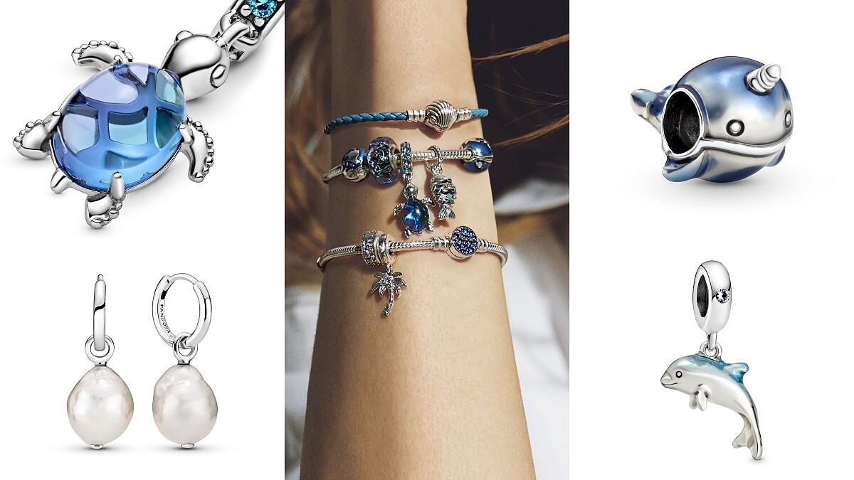 Pandora全新Blue Ocean系列集合海龜、海星、海馬、海豚…保育生物，還有巴洛克珍珠系列（附售價）
