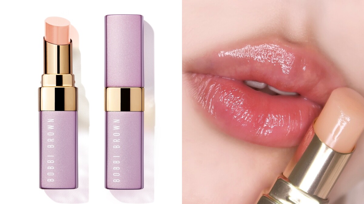 Bobbi Brown 2021限量神仙光影系列晶鑽桂賦潤色護唇膏唇照#Bare Pink(IG@l.y.h_1993)