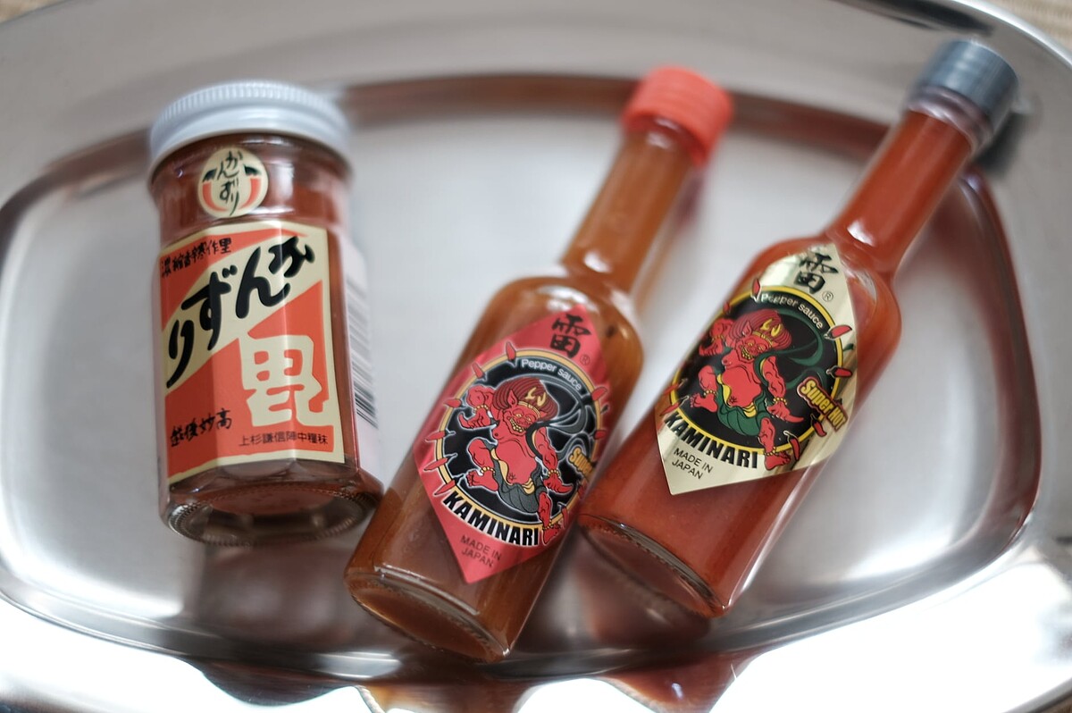 日本妙高當地特有的「寒造里」發酵產品，有各式辣醬（photo by @foresttwins）。