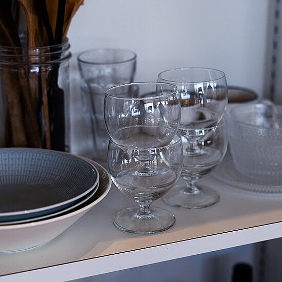 荷蘭知名品牌 Royal Leerdam 的酒杯。（photo by hokuohkurashi.com ）