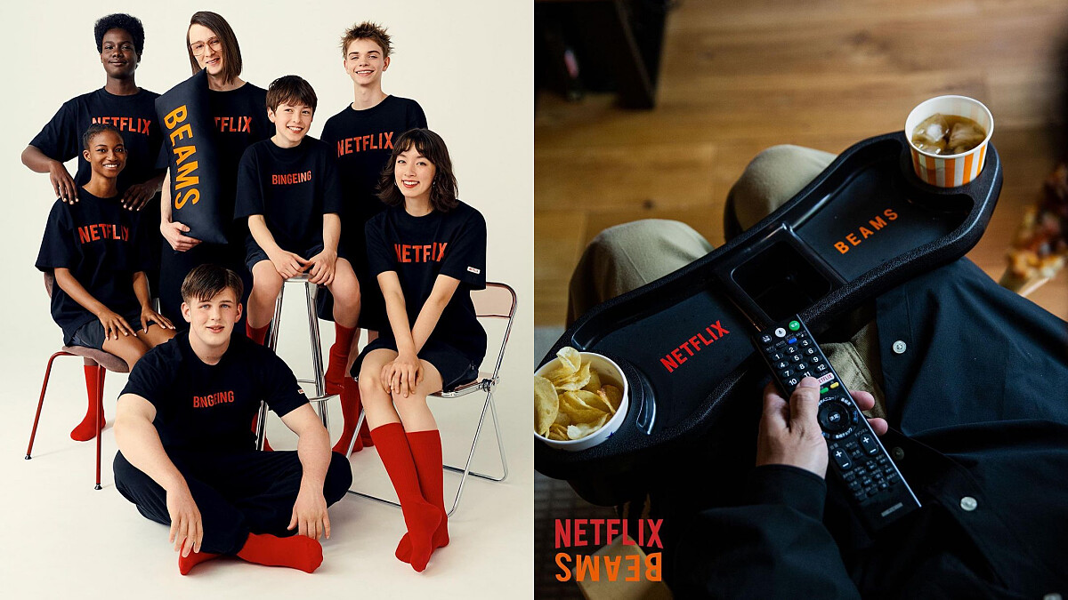 Netflix首發聯名攜手日本Beams！推出追劇T、棉褲、面罩...台灣這天上市