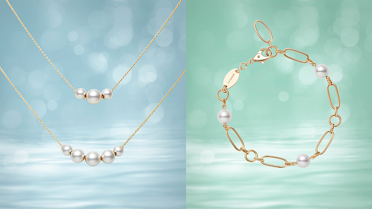 Mikimoto Jewels in Motion系列珍珠墜鍊、Mikimoto M Code系列珍珠手鍊