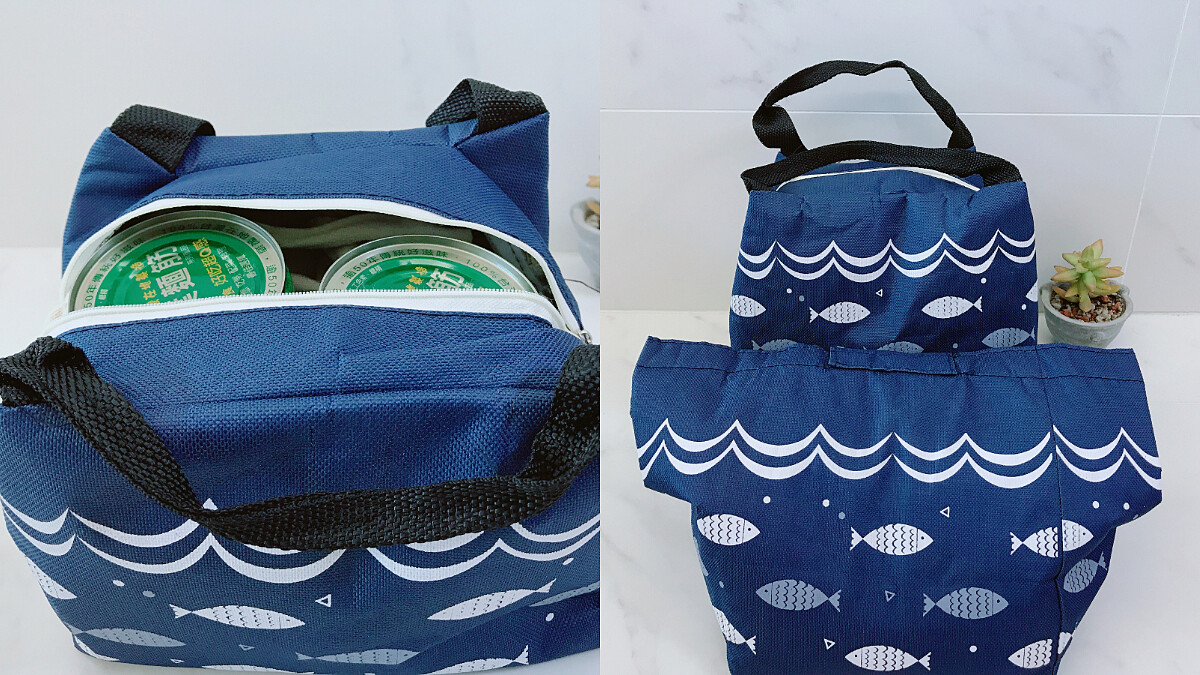 ▲內層袋子要綁緊減少空隙，再三確認袋子與提把是否堅固。