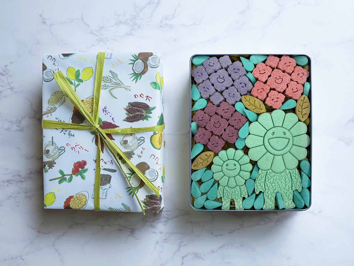 日葵親子花作為主角。