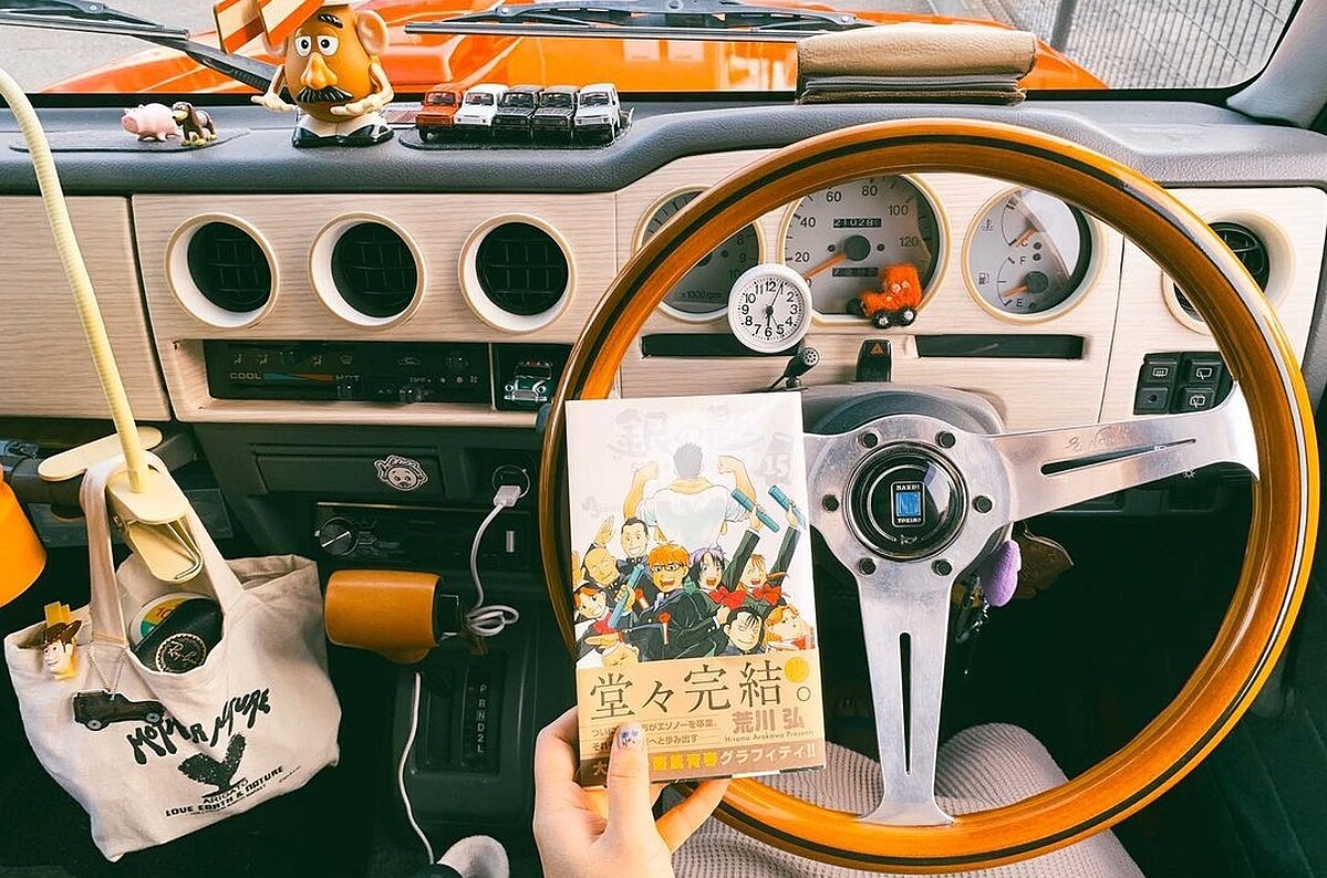 儀錶板有木紋材質貼皮。（Photo by @nao___chu）