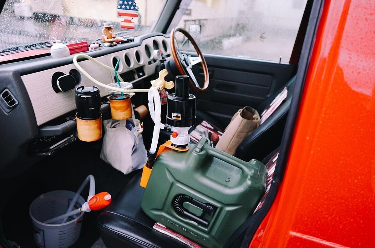 充滿個人風格的內裝改造。（Photo by @nao___chu）