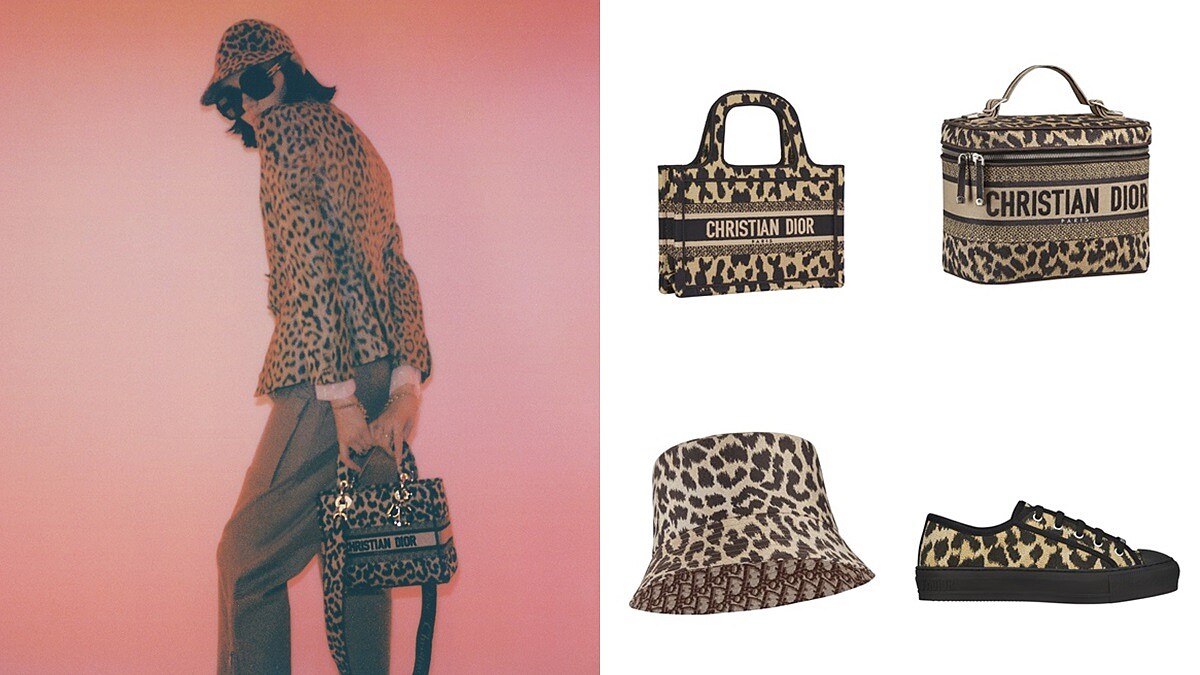 2021秋冬「豹紋」絕對夯！Dior將馬鞍包、Lady Dior、漁夫帽、帆布鞋換上野性豹紋新外衣，必敗TOP5推薦（附售價）