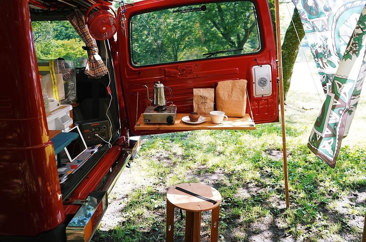 就算只有一天的時間也會找個戶外空間喝咖啡休息。（Photo by @nao___chu）