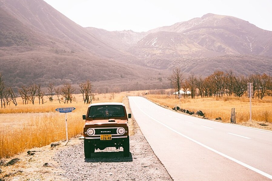 nao小姐買下 Jimny「JA22」開始用車子紀錄生活。（Photo by @nao___chu）