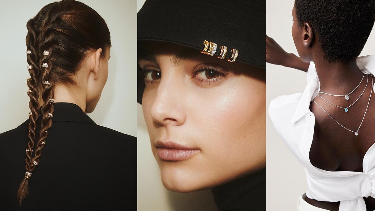 防疫在家要幹嘛？跟著Boucheron設計師一起玩穿搭：胸針當帽飾、耳環與編髮結合、戒指成項鍊、手鍊變腰帶...