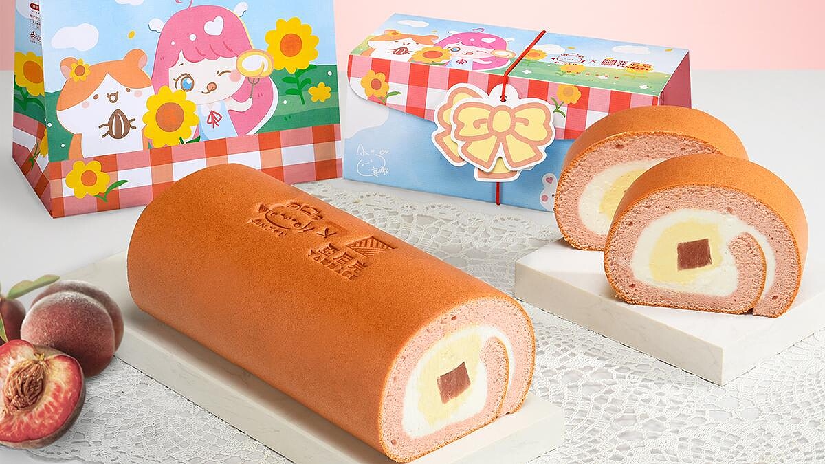 芒果控快嚐鮮!亞尼克X安啾咪首推「蜜桃芒果生乳捲」,酸甜風味與夢幻包裝療癒登場