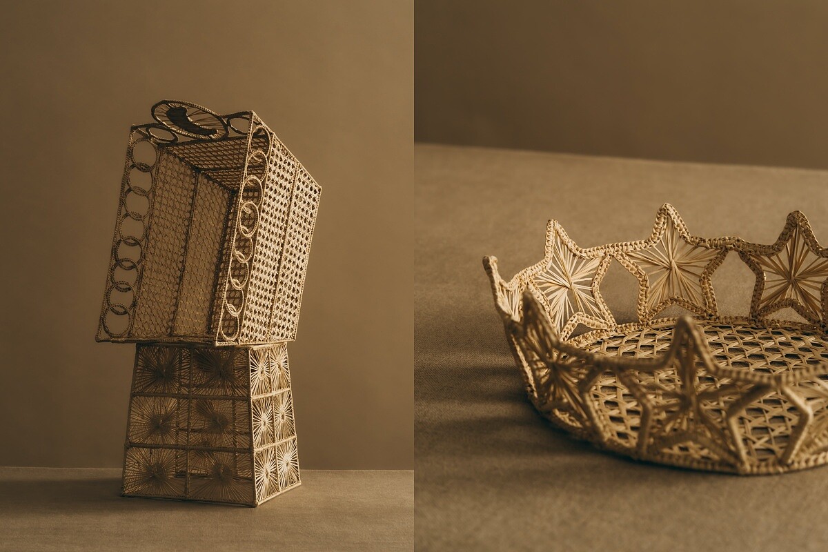 Dior Baskets編織竹籃