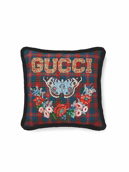 Gucci 蝴蝶刺繡抱枕$32,700