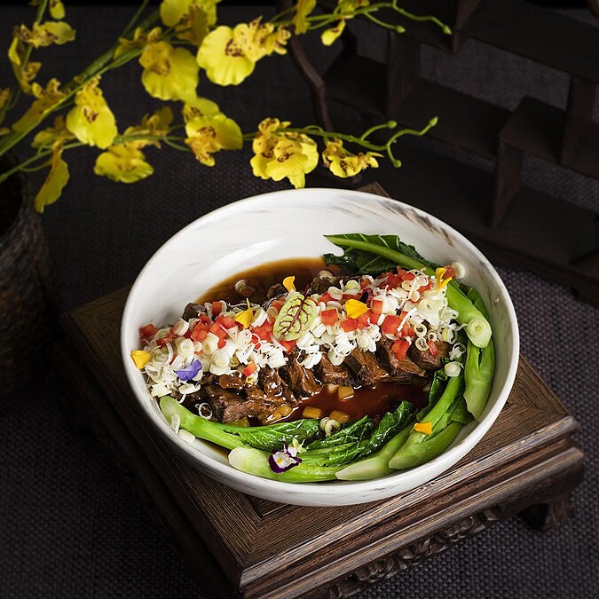 慢煮濃肉汁澳洲和牛面頰肉 每道1,280元