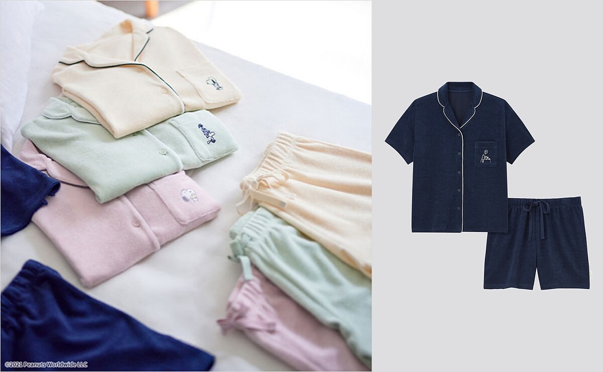 Peanuts AIRism 絨面休閒組，售價NT$990