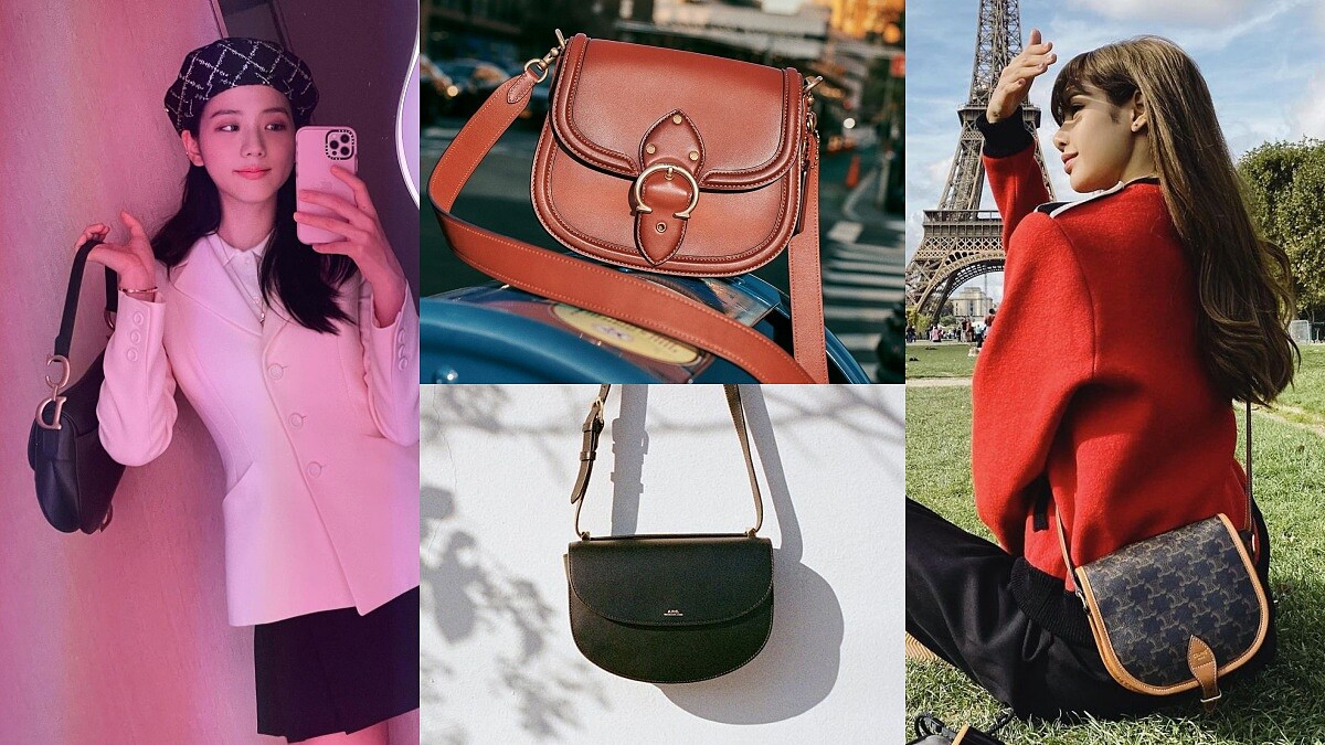 Lisa、Jisoo、木村光希…私服中最常背的馬鞍包盤點！預算2千到萬元都有，Dior、CELINE、LV、Coach…10款馬鞍包推薦