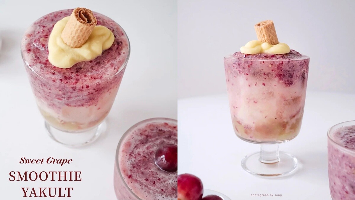 消暑聖品！小紅書高顏值「葡萄養樂多冰沙」DIY食譜&amp;amp;做法大公開，喝得到滿滿葡萄果肉，夏日必喝的神仙飲品在這裡