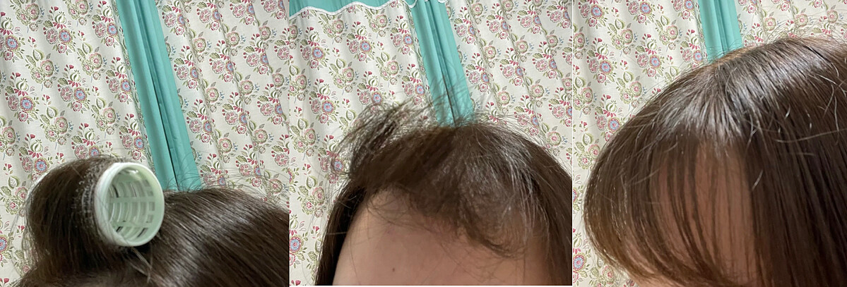 反捲瀏海由左到右變化