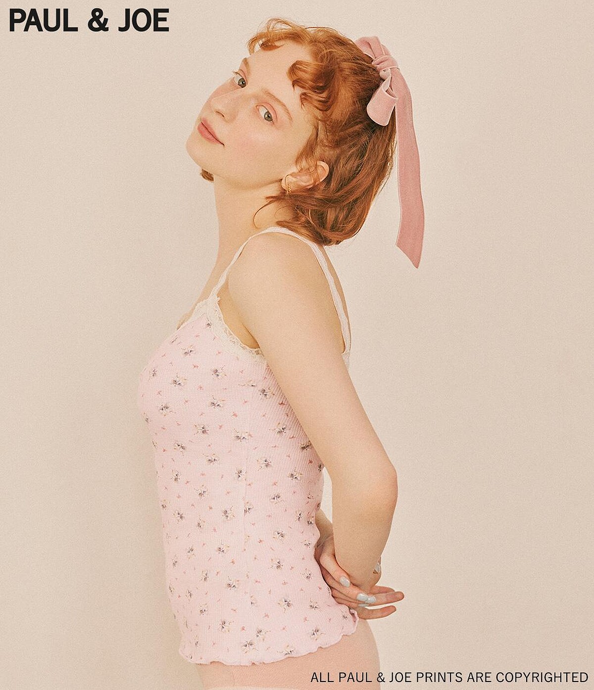 Paul & Joe X PJ 經典印花蕾絲小背心，NT590